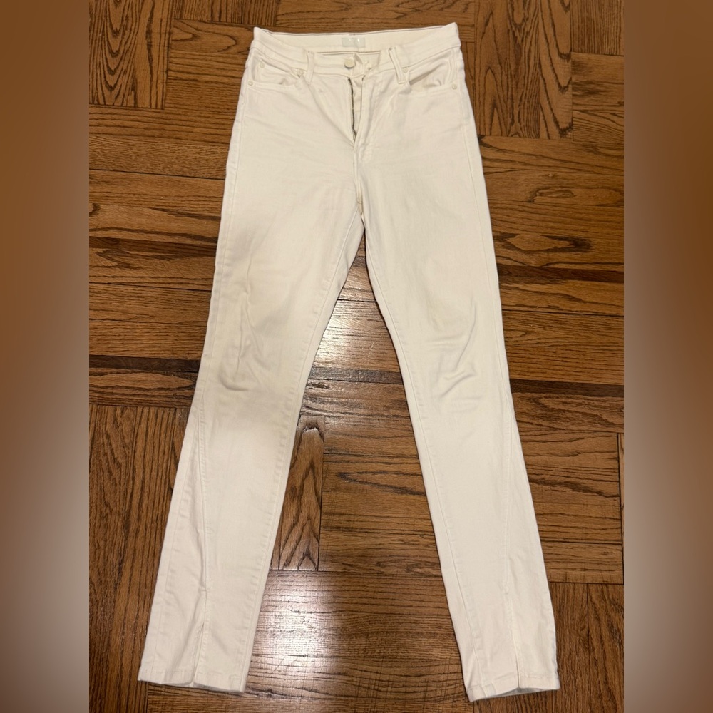 MOTHER Rascal Sliced Up Heel Jean